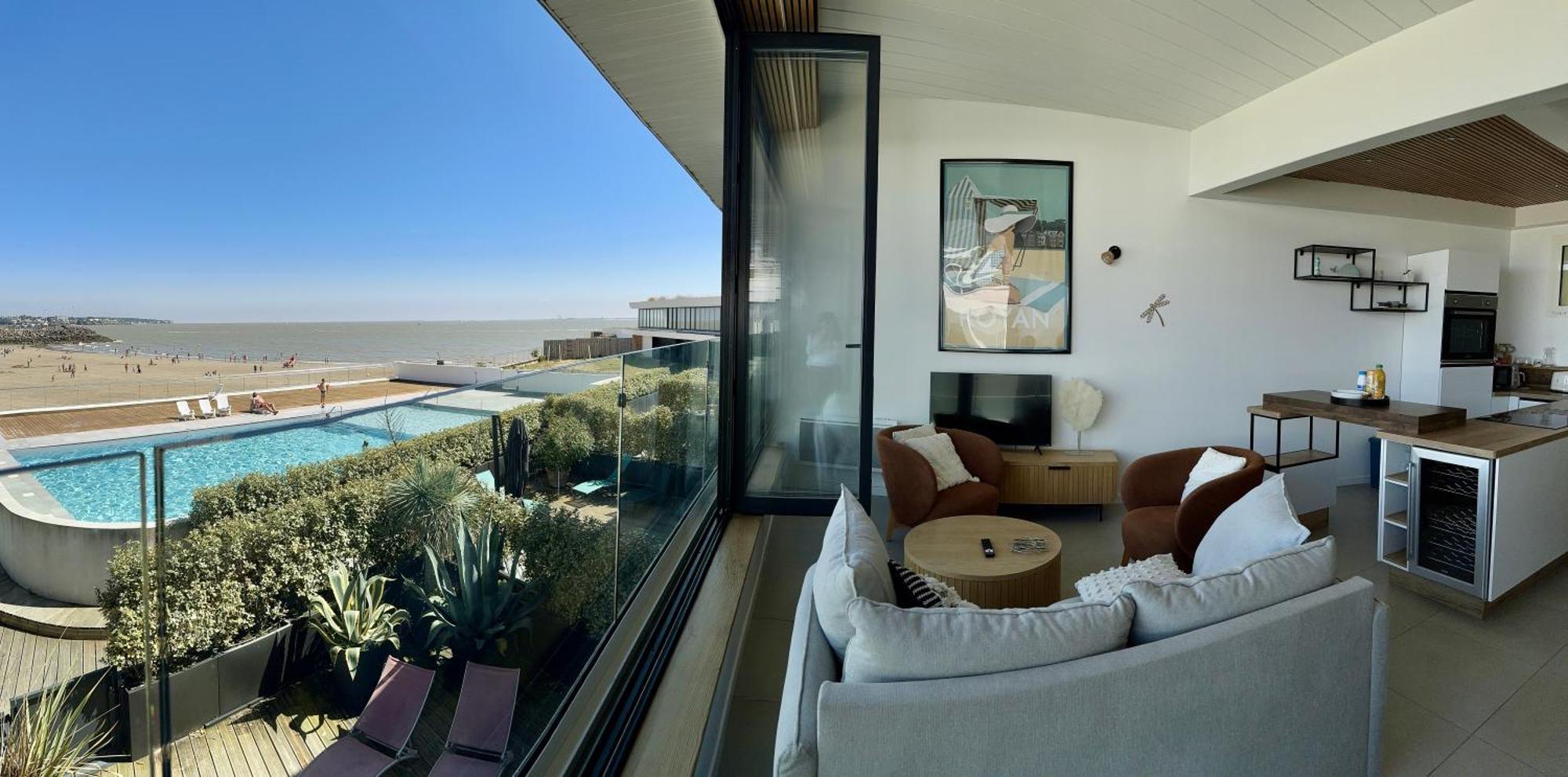 Le Sunrise - Panorama Sur L'Estuaire Apartman Royan Kültér fotó